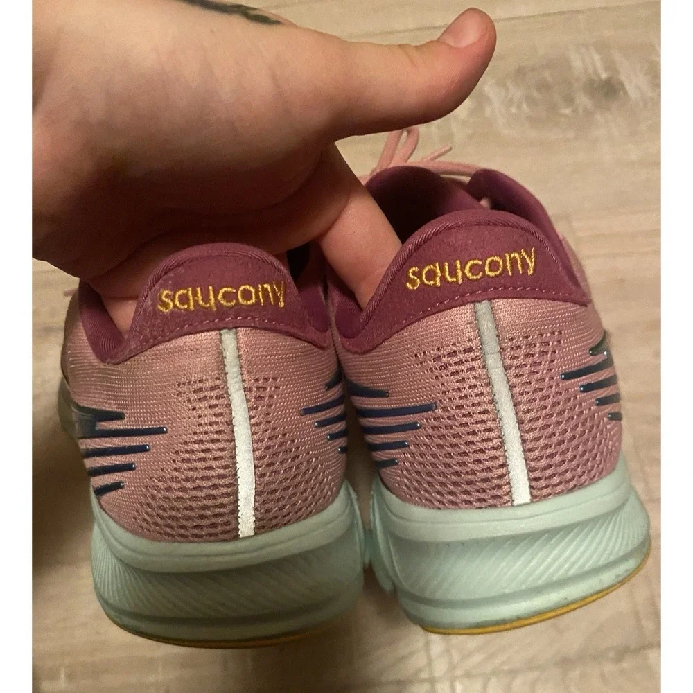 Saucony Ride 14 Running Shoes PWRRUN Mesh Sneakers Women's Size 11